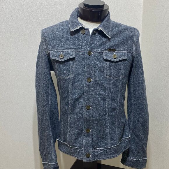 Diesel Co Navy Cream Men's Lightweight Jacket Sweater Size Large - Picture 1 of 11